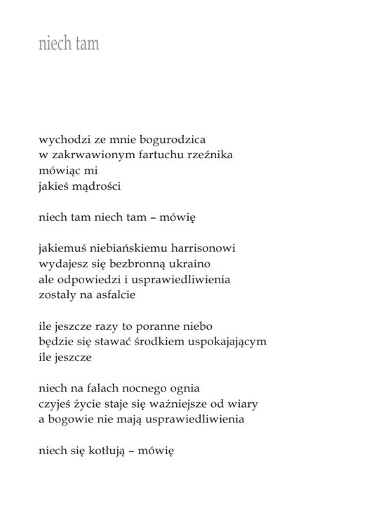 nie pytają, Jurij Zawadski