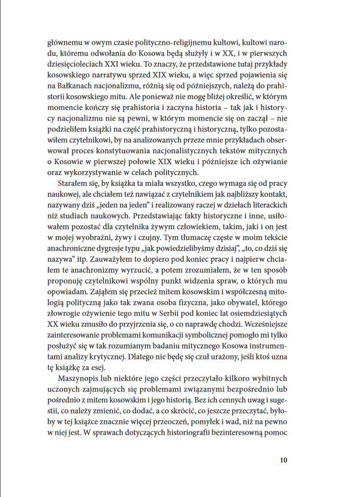 Śmierć na Kosowym Polu. Historia mitu kosowskiego, Ivan Čolović