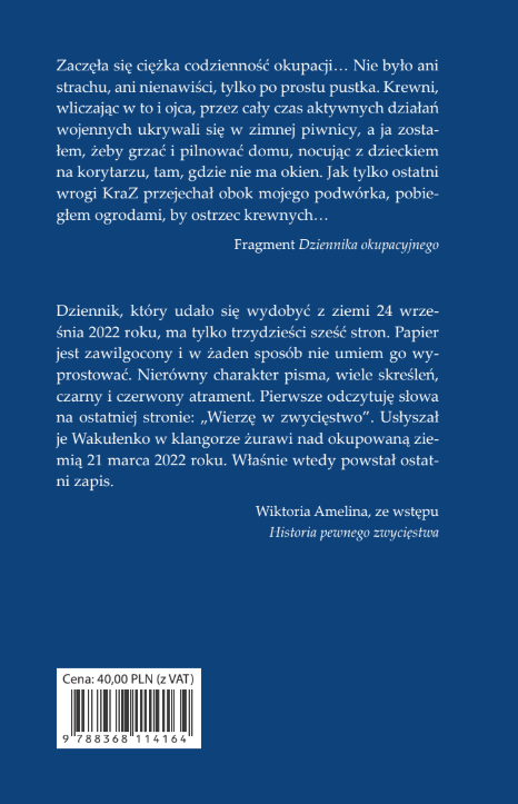 Zmieniam się… Dziennik okupacyjny / Poezje, Wołodymyr Wakułenko-K.